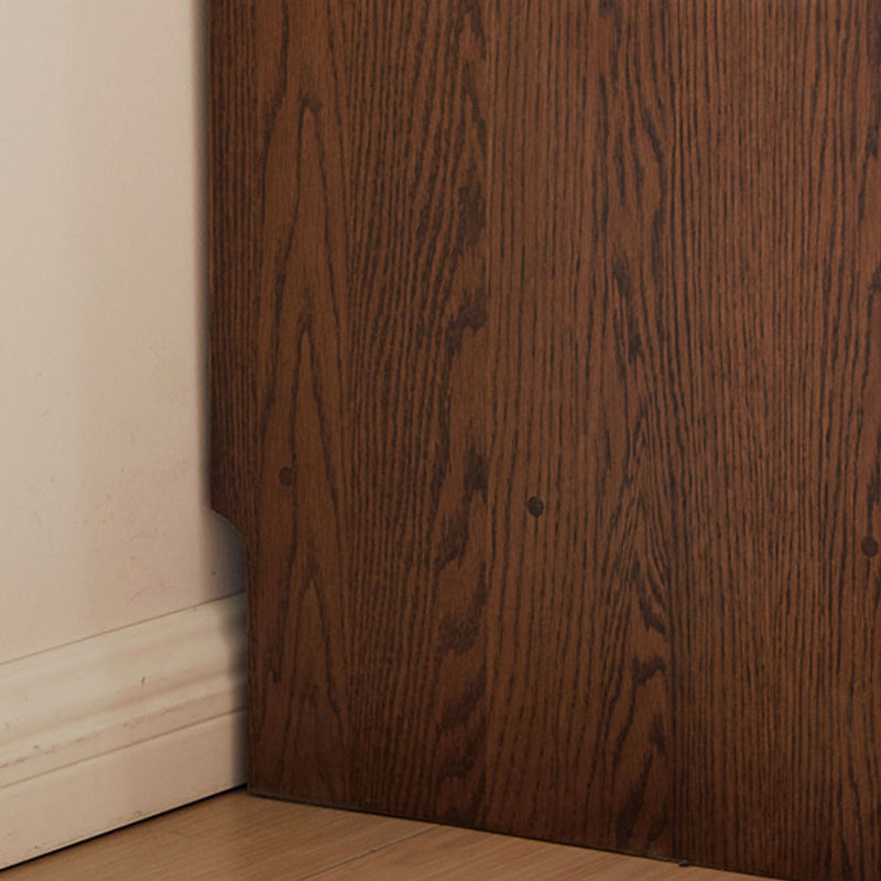 Rhys FAS-Graded Solid American Oak 3-Door Slatted Shoe Cabinet with Ceramic Top