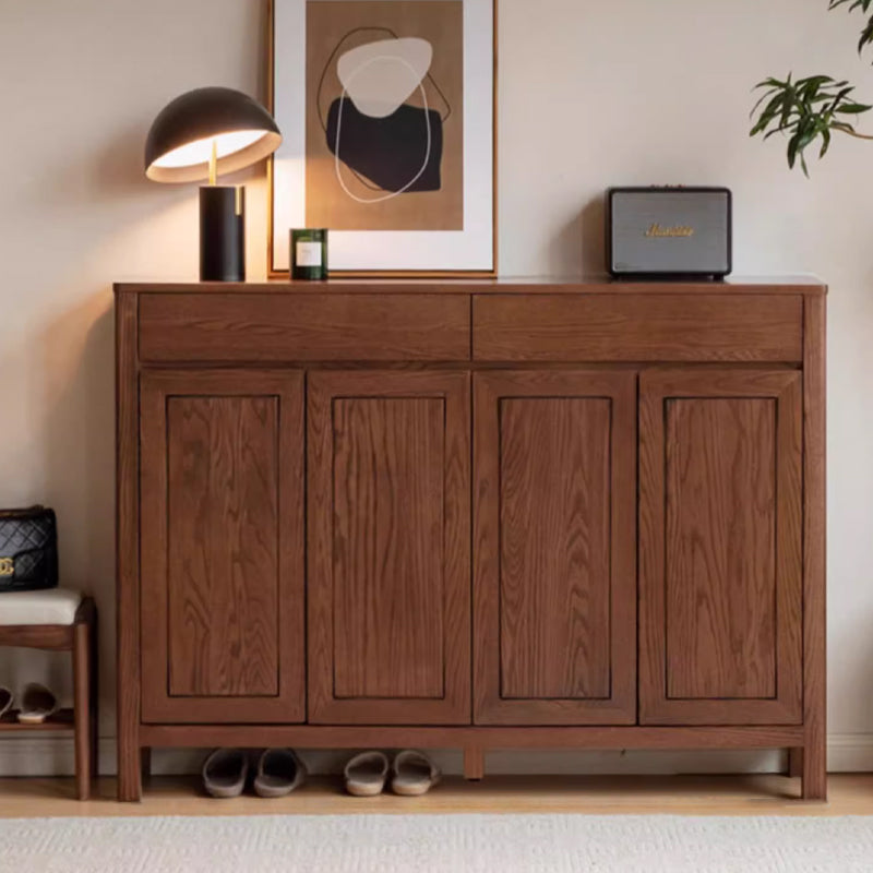 Archer 1.5m FAS-Graded Solid Fraxinus Mandshurica Wood Shoe Cabinet with Drawers/Shoe Case