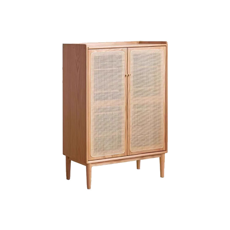 Ethel 65cm/80cm/140cm FAS-Graded Solid American Oak Wood 2-Door/3-Door Shoe Cabinet