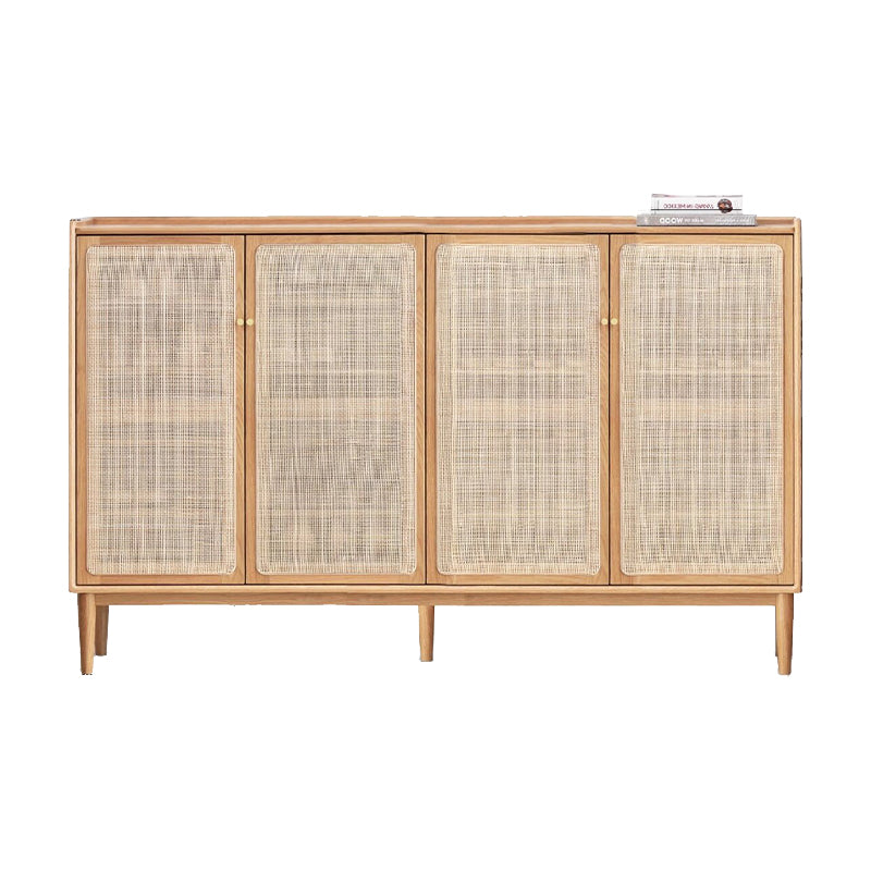 Ethel 65cm/80cm/140cm FAS-Graded Solid American Oak Wood 2-Door/3-Door Shoe Cabinet