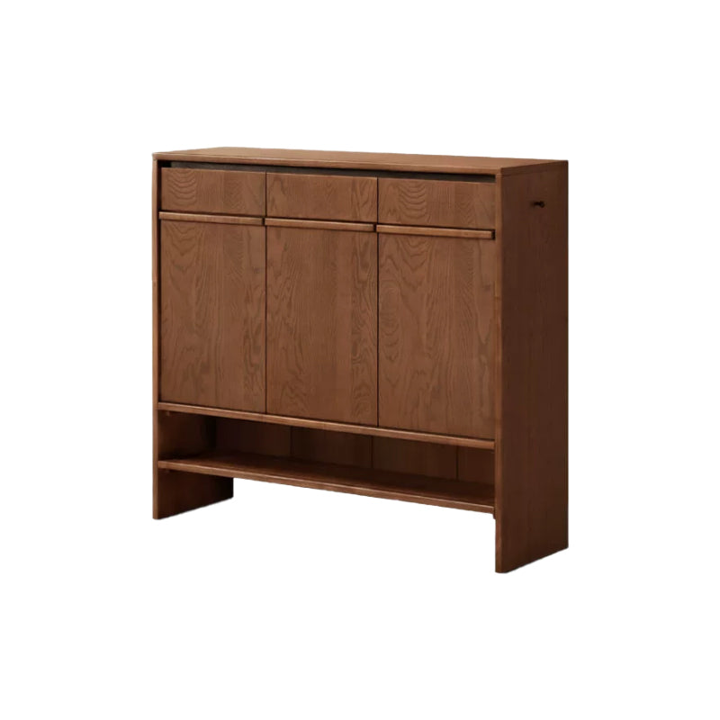 Imogen 80cm/110cm/140cm FAS-Graded Solid American Oak Wood Entryway Shoe Cabinet /Shoe Case For Home Multiple Color