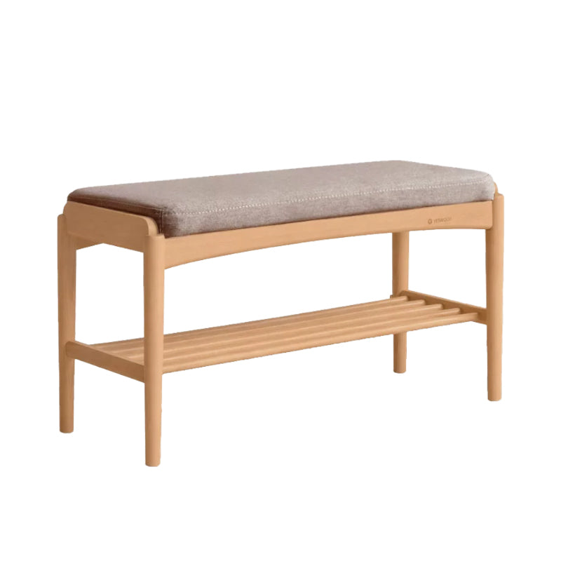 Rosalind 80cm/100cm Solid Beech Wood Entryway Shoe Cabinet/Shoe Changing Stool For Home Multiple Color