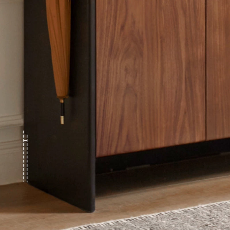 Tziporah 72cm/100cm FAS-Graded Solid Black Walnut Wood Entryway Shoe Cabinet /Shoe Case With Drawer For Home