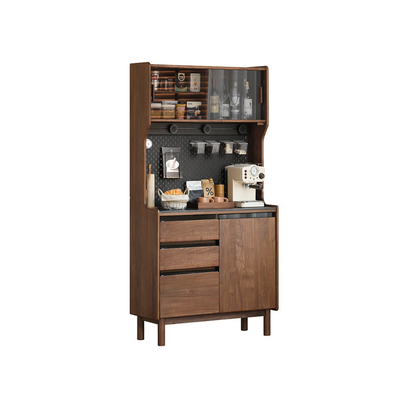 Caspian 0.85m FAS-Graded Solid Black Walnut Wood Multifunctional Sideboard Buffet/Coffee Station Display Cupboard