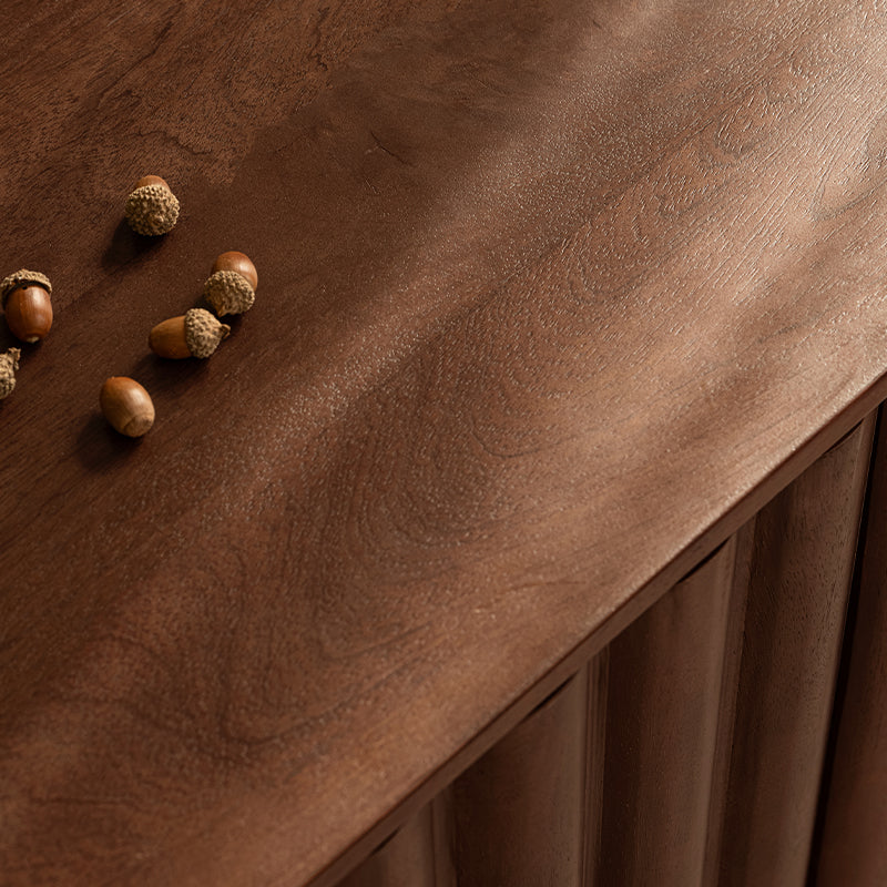 Wilhelmina 173cm Solid Mango Wood Fashionable Dining Cabinet/Storage Cabinet/Sideboard Walnut Color