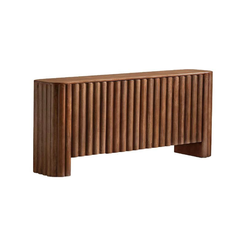 Wilhelmina 173cm Solid Mango Wood Fashionable Dining Cabinet/Storage Cabinet/Sideboard Walnut Color
