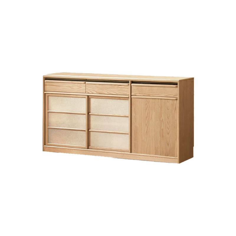 Adelina 150cm/180cm Solid Ash Wood Multi-Drawer Dining Cabinet/Storage Cabinet/Sideboard Buffet/Coffee Station Display Cupboard